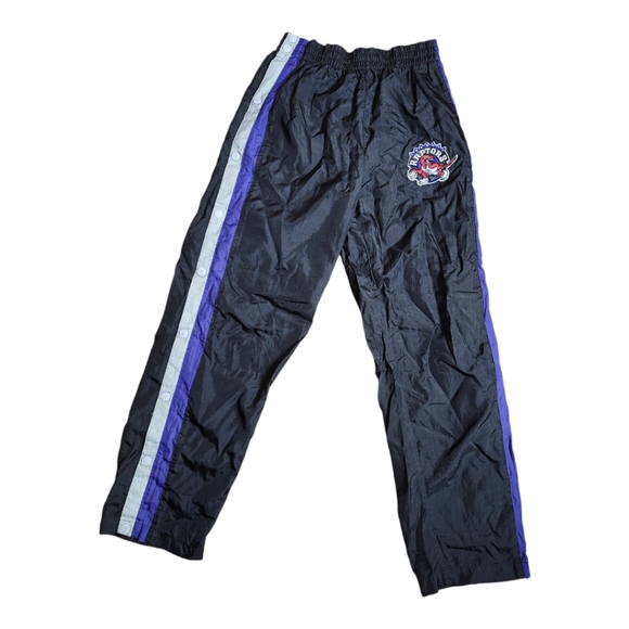 Vintage NBA Toronto Raptors Tear Away Track Pants by Mighty Mac - Picture 3 of 7